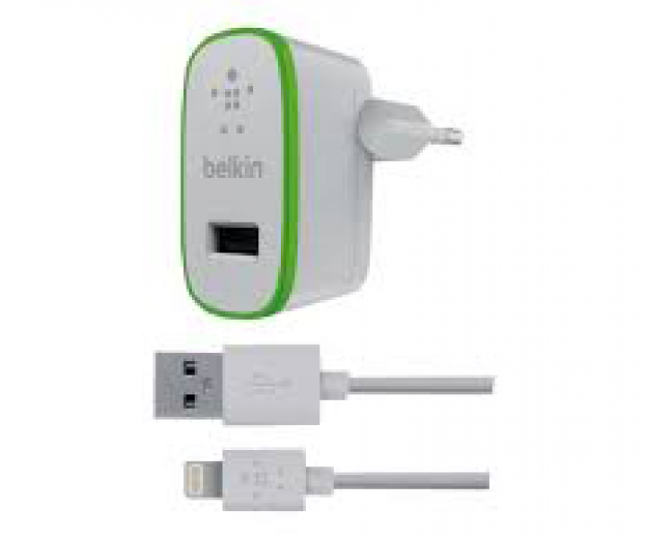 СЗУ Belkin 2.1A 1USB cable Big White