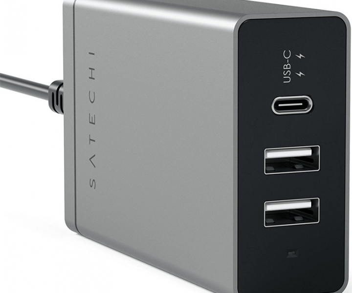  Сетевое з/у Satechi USB-C 40W Travel Charger Space Gray 