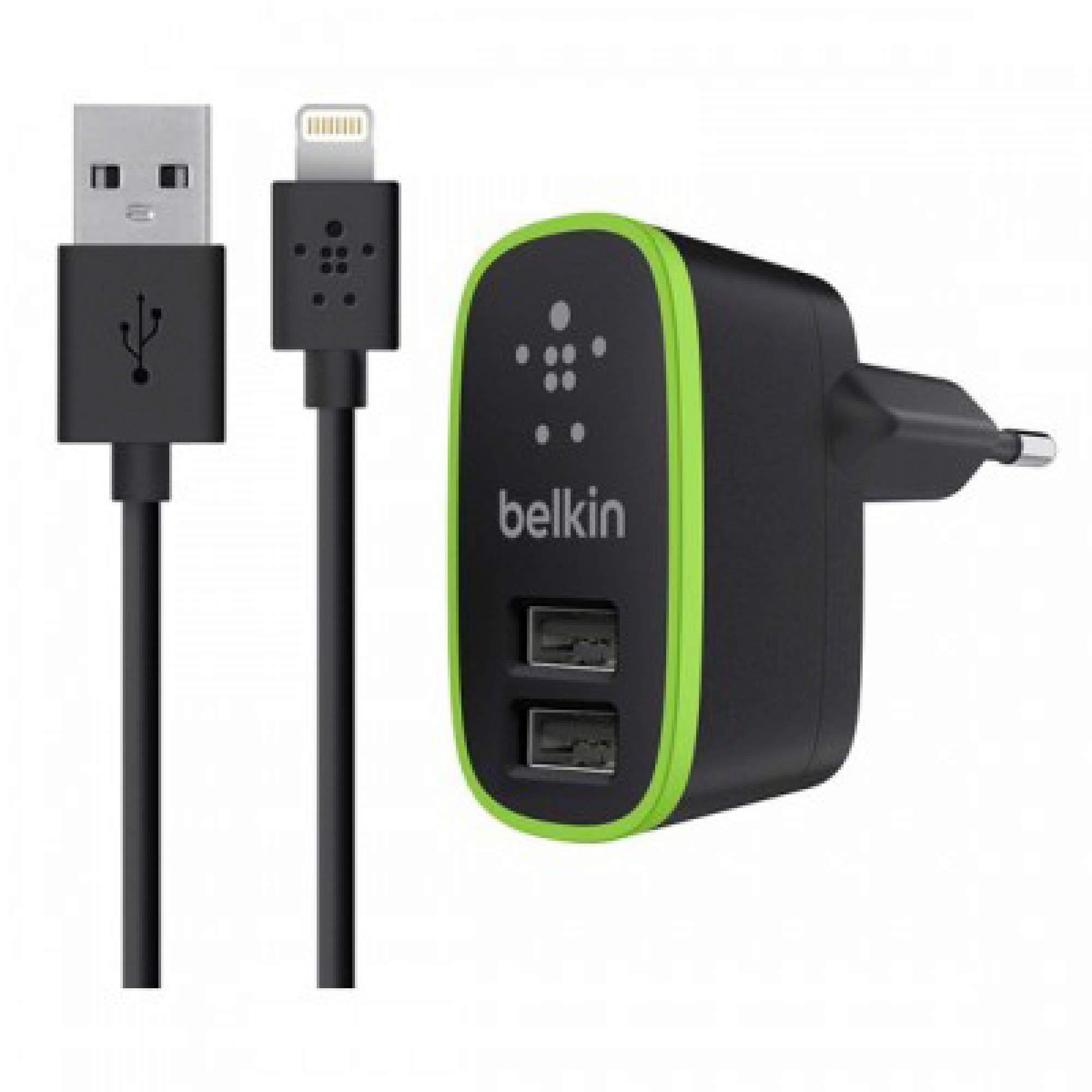СЗУ Belkin 2.1A 2USB Big Black