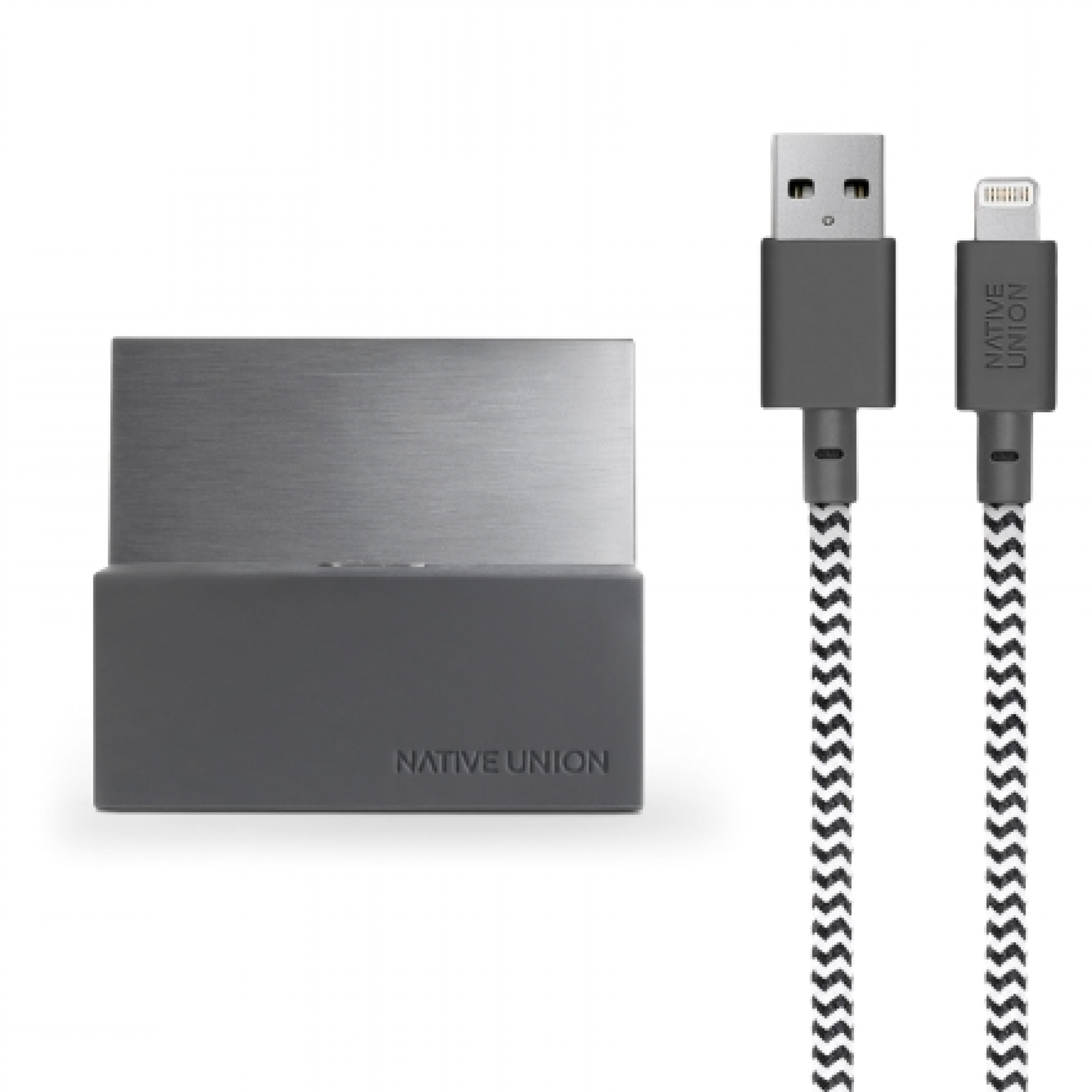 Докстанция Native Union Dock+ Lightning Slate/Space Grey (DOCK+-KV-IP-GRY)
