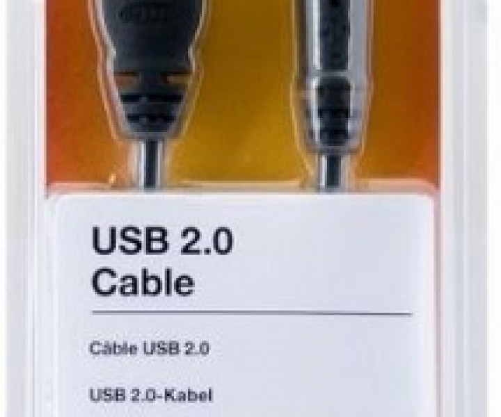 Кабель BELKIN USB 2.0 (AM/BM)DSTP 1.8 м, Black F3U154bt1.8M