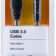 Кабель BELKIN USB 2.0 (AM/BM)DSTP 1.8 м, Black F3U154bt1.8M