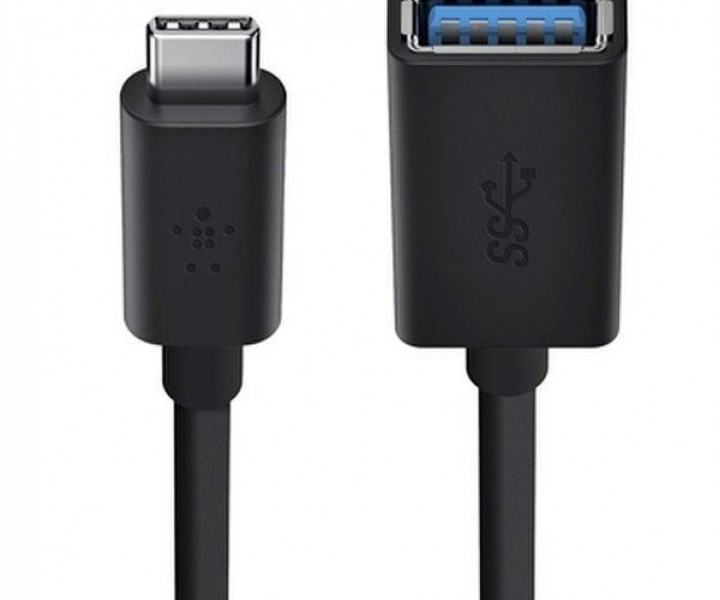 Кабель BELKIN USB 2.0 (CM/AM) 0.14 м, Black F2CU036btBLK