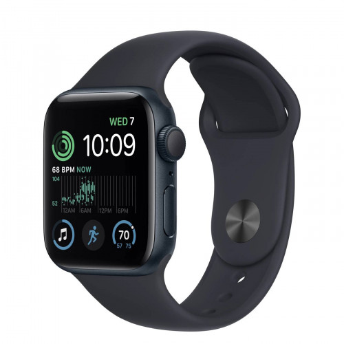 Apple Watch SE 2 GPS 44mm Midnight Aluminum Case with Midnight Sport Band (MNK03) б/у