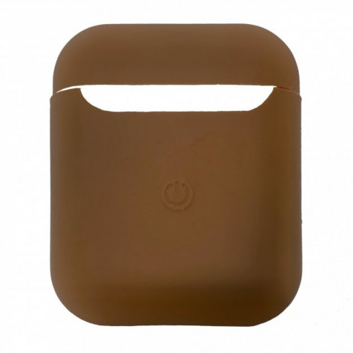 Чохол Airpods Silicon Case with Trinket Brown