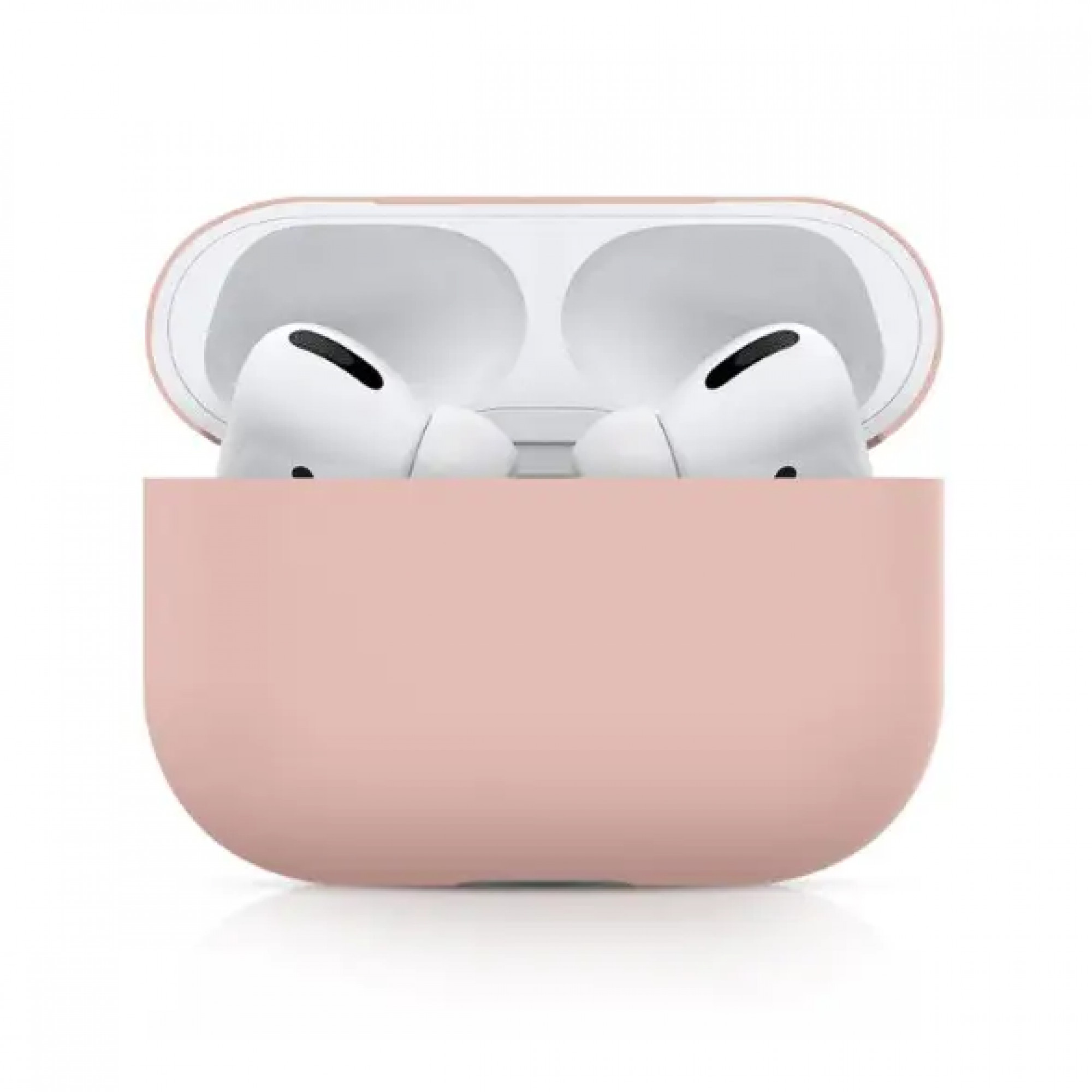 Чехол для AirPods PRO Silicone case Full /light pink/