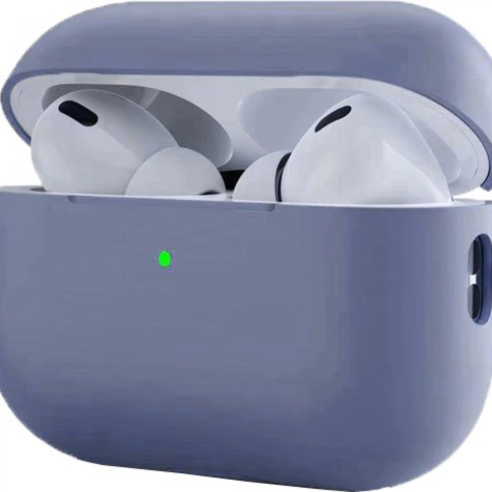 Чехол для AirPods PRO 2 Silicone case Full /lavanda gray/