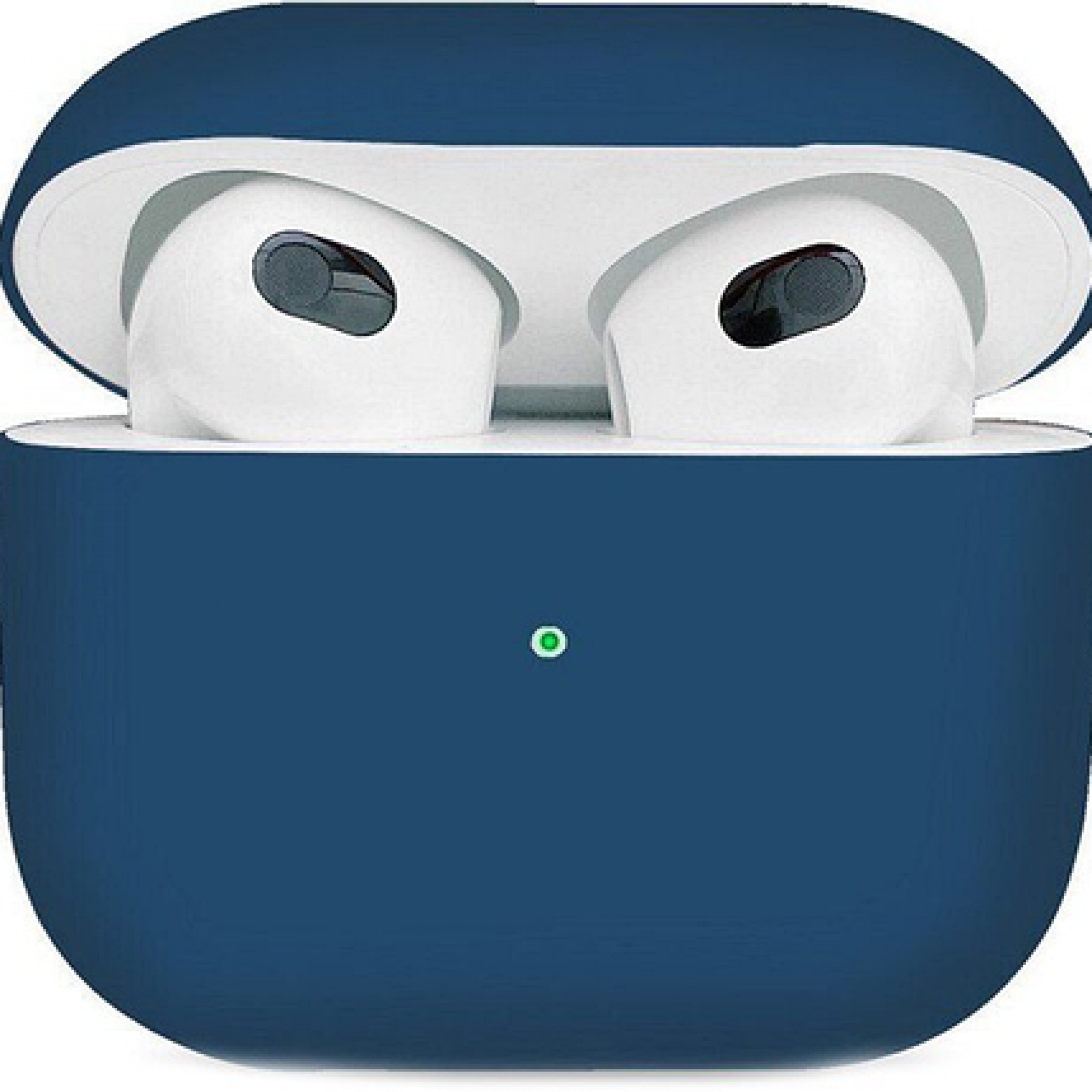 Чехол для AirPods 3 Silicone case Full /midnight blue/