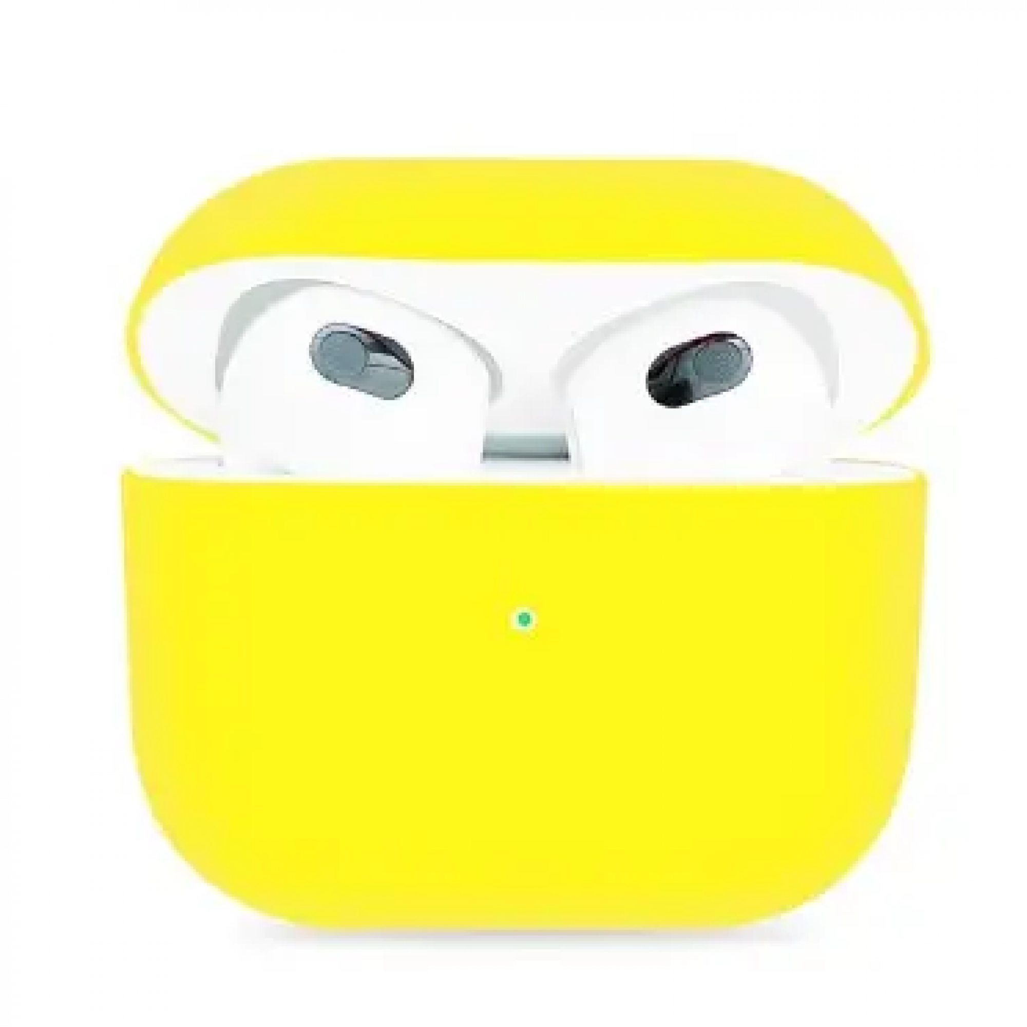 Чехол для AirPods 3 Silicone case Full /yellow/