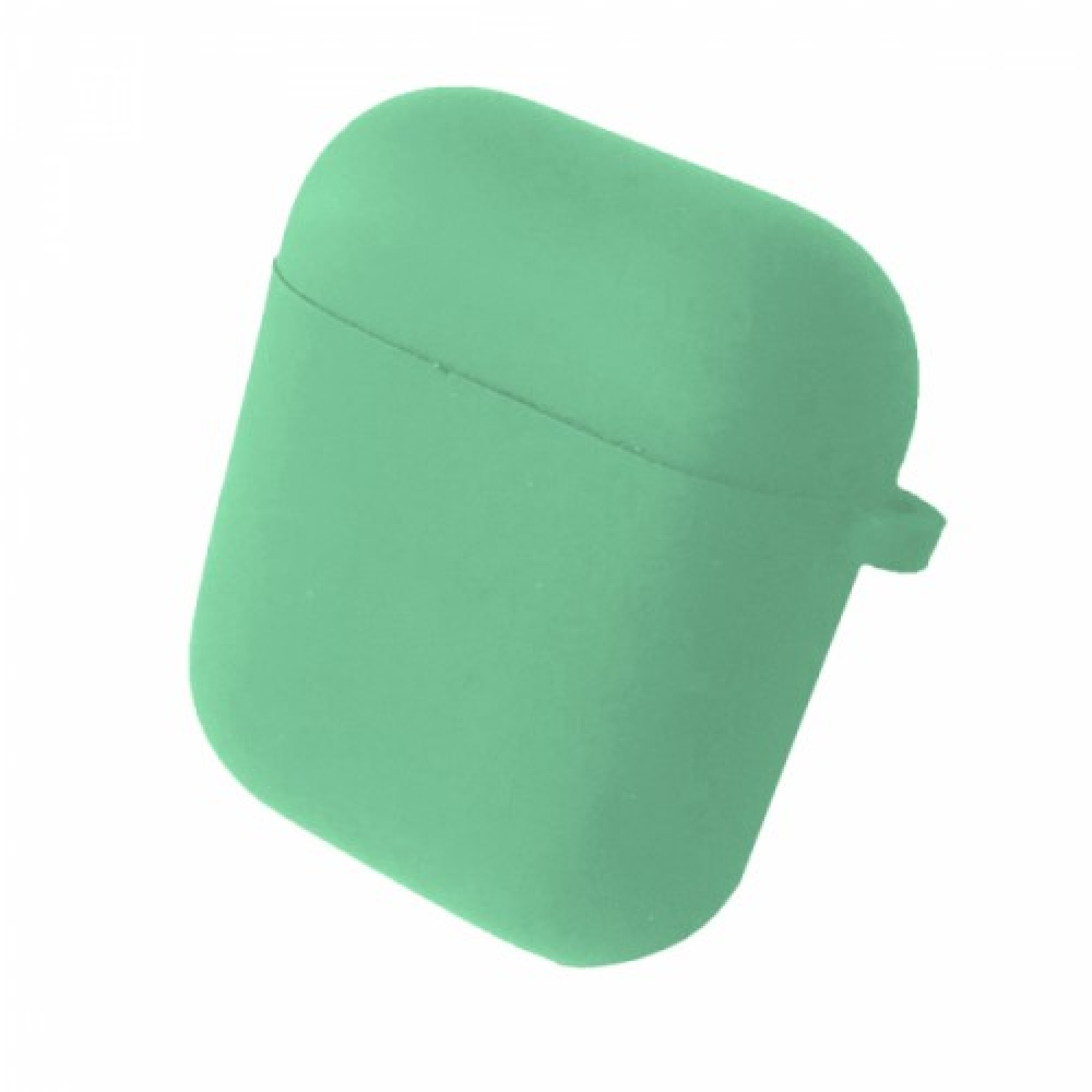 Чохол AirPods 1\2 Logo Silicone Case\Microfiber Mint