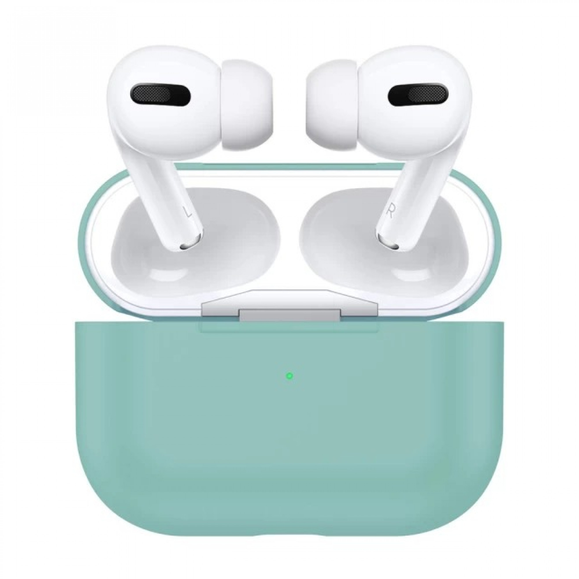 Чехол для AirPods PRO 2 Silicone case Full /sea blue/