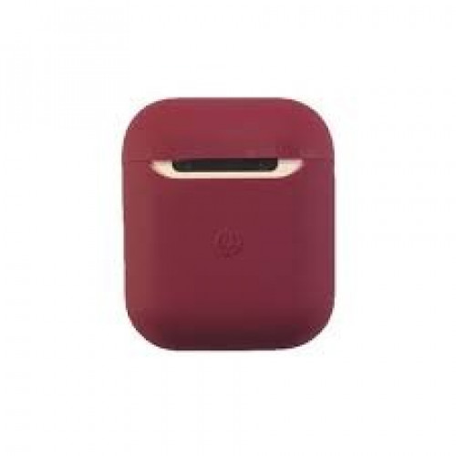 Чехол для AirPods Silicone case Full /marsala/