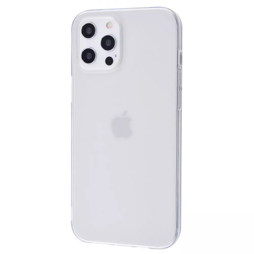 Чохол iPhone 12 Pro Silicone Clear 2.0mm Transparent Full Camera