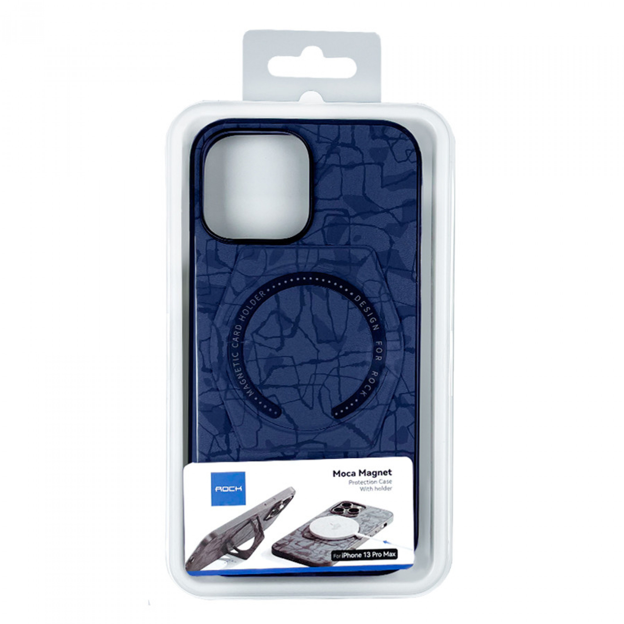 Чехол Rock для iPhone 13 Pro Max Moca Magnet/blue/