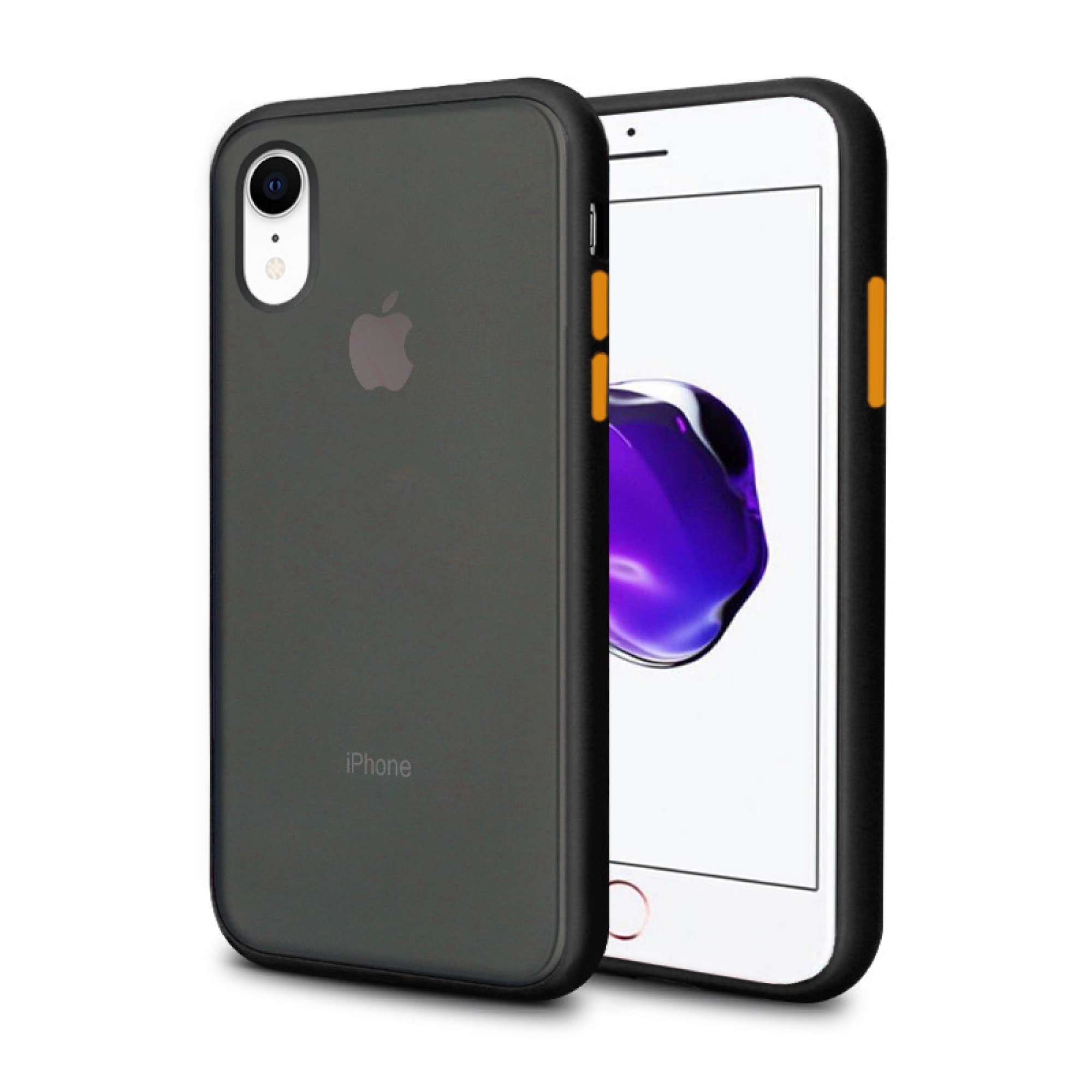 Чохол iPhone XR Gingle Series Black/Orange