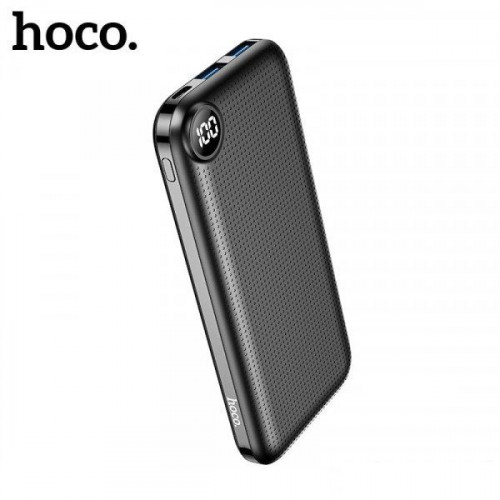 Внешний аккумулятор Hoco DB17 ATLAS 2USB/Micro/Type-C/LCD 10000mAh Black