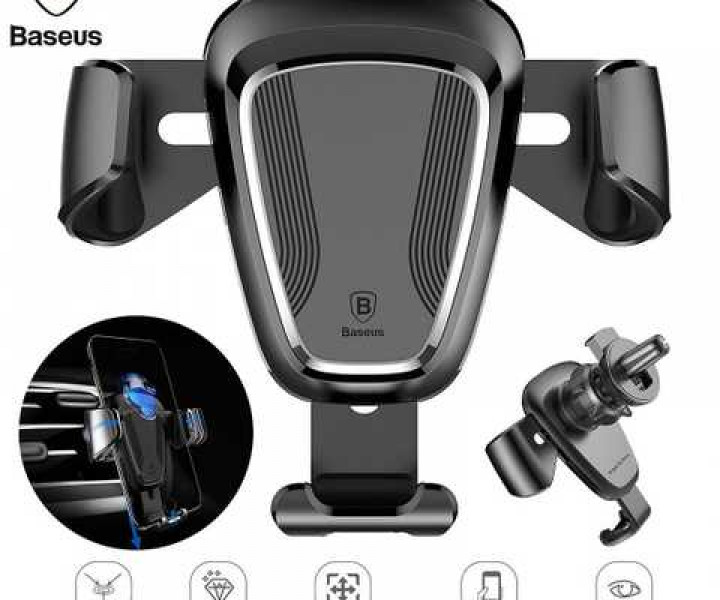 Автодержатель Baseus Gravity Car Mount Black (SUYL-01)