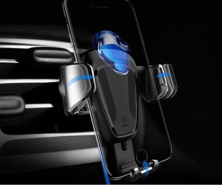 Автодержатель Baseus Gravity Car Mount Black (SUYL-01)