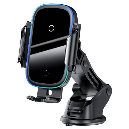 Автодержатель Baseus Light Electric 15W Wireless Charger Black (WXHW03-01)