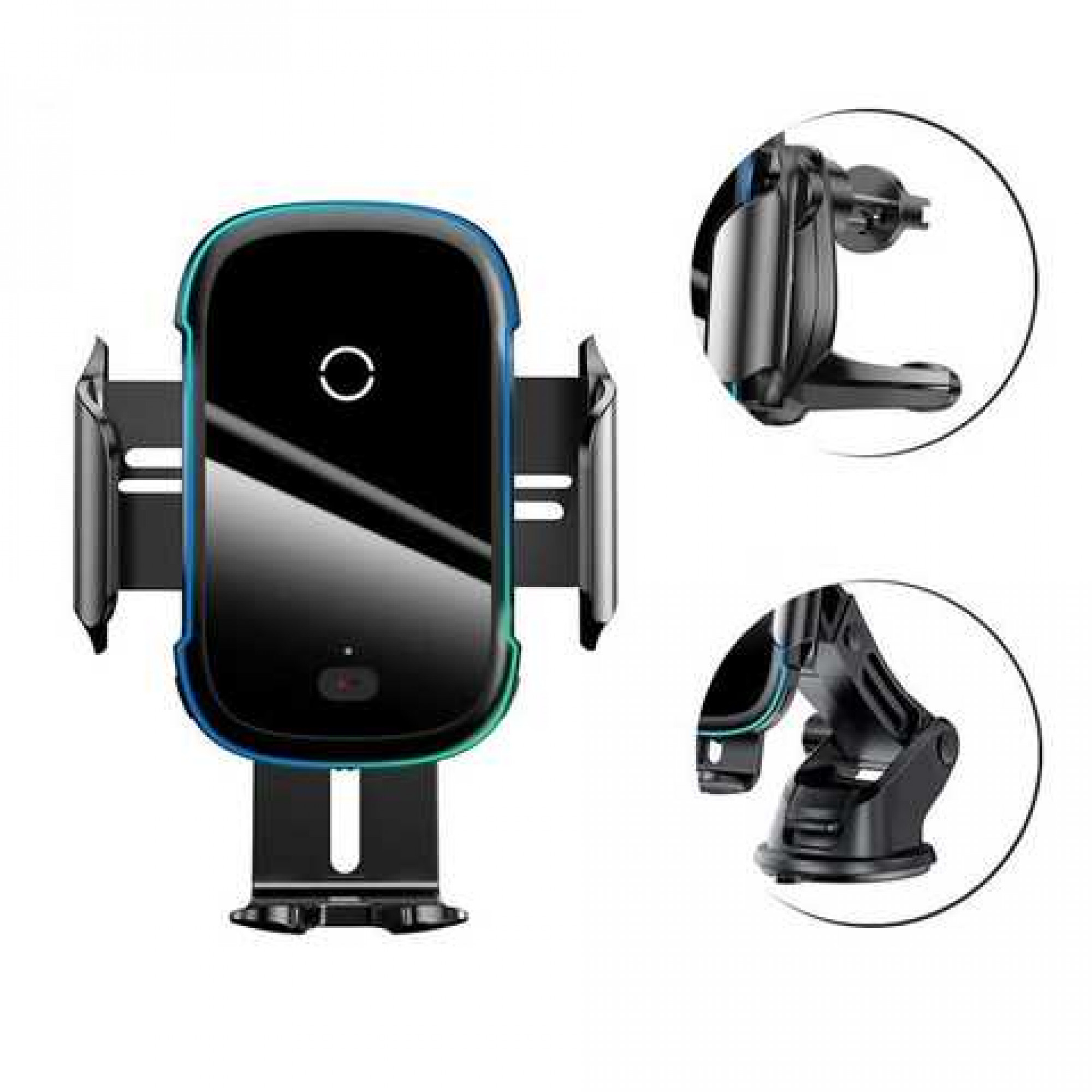 Автодержатель Baseus Light Electric 15W Wireless Charger Black (WXHW03-01)