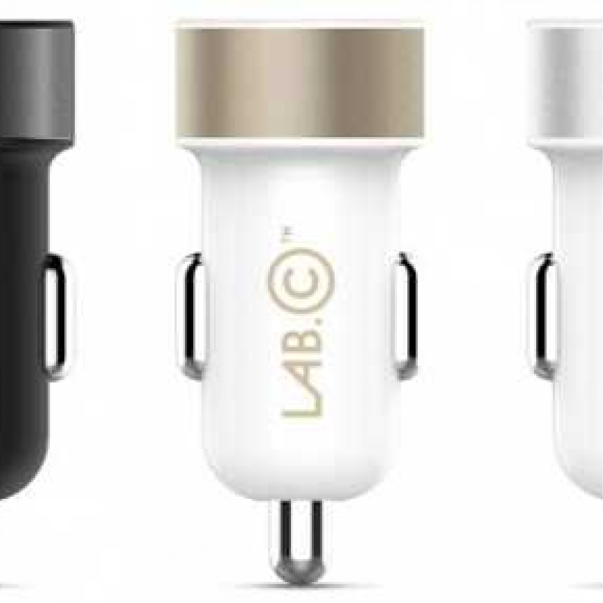 Автомобильное з/у Lab.C Dual USB Car Charger A.L (3.4 A) White Silver