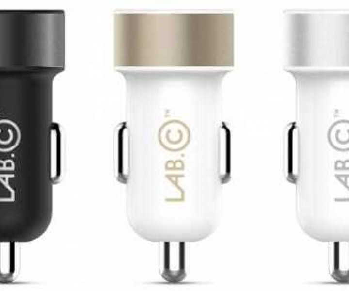  Автомобильное з/у Lab.C Dual USB Car Charger A.L (3.4 A) White Silver