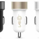  Автомобильное з/у Lab.C Dual USB Car Charger A.L (3.4 A) White Silver