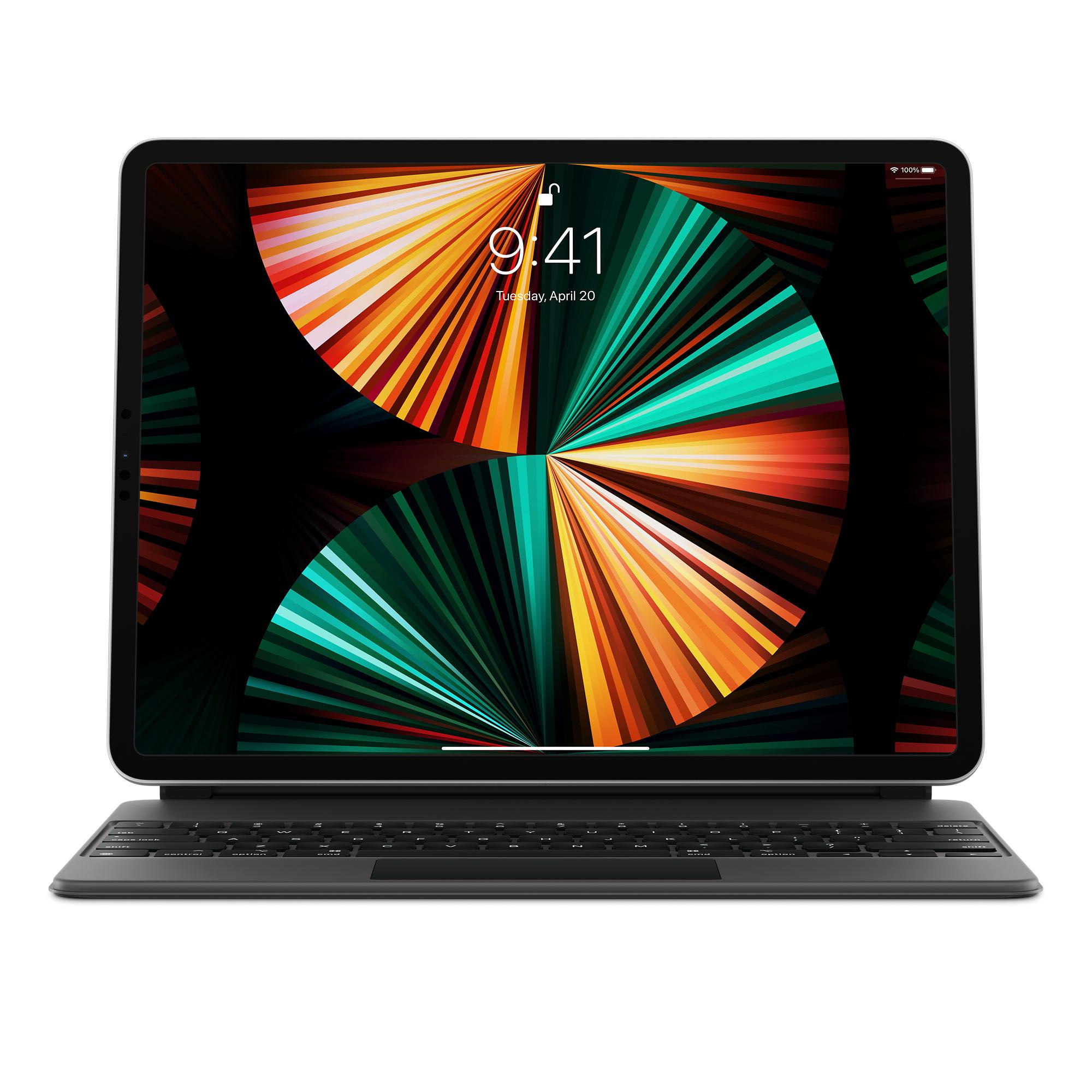 Чохол-клавиатура для планшета Apple Magic Keyboard for iPad Pro 12.9‑inch (5th generation) - Russian - Black (MJQK3)