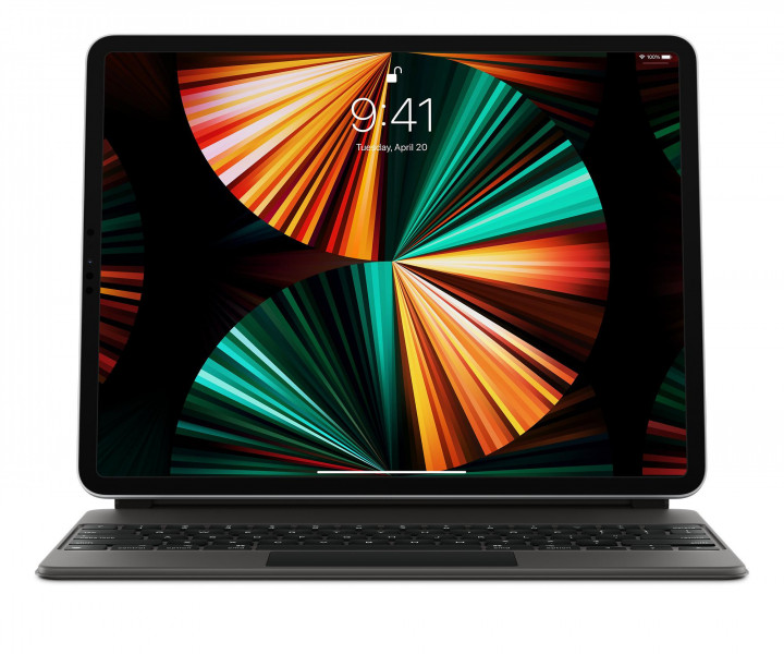 Чохол-клавиатура для планшета Apple Magic Keyboard for iPad Pro 12.9‑inch (5th generation) - Russian - Black (MJQK3)
