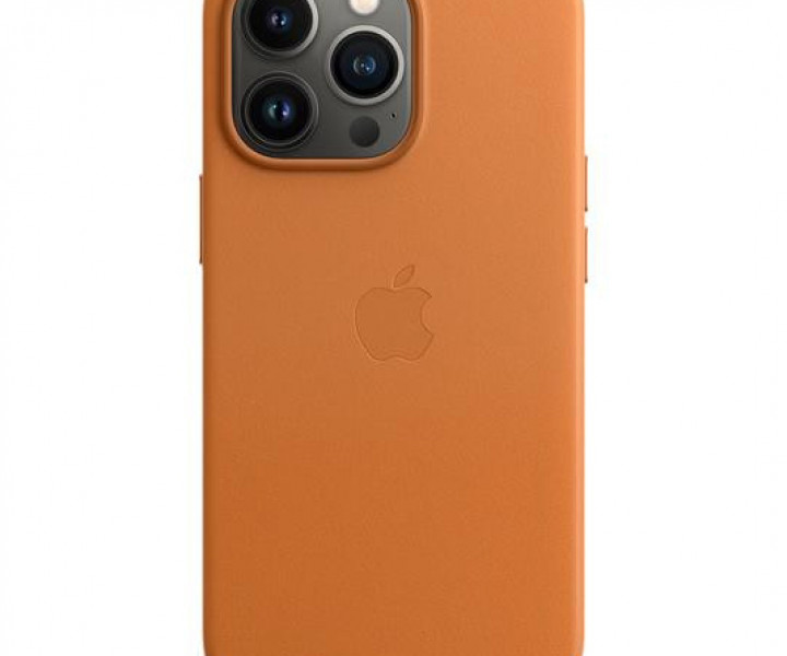 Чохол для смартфона iPhone 13 Pro Leather Case with MagSafe - Golden Brown (MM193)