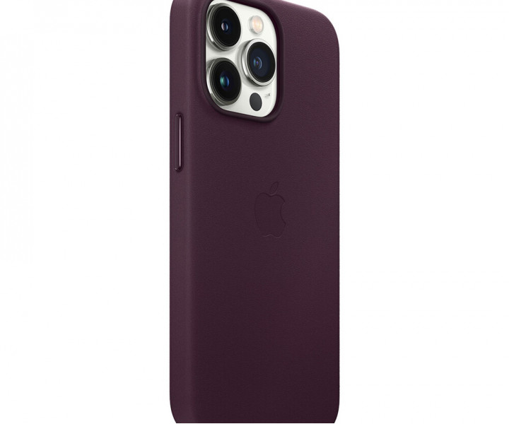 Чохол для смартфона iPhone 13 Pro Leather Case with MagSafe - Dark Cherry (MM1A3)