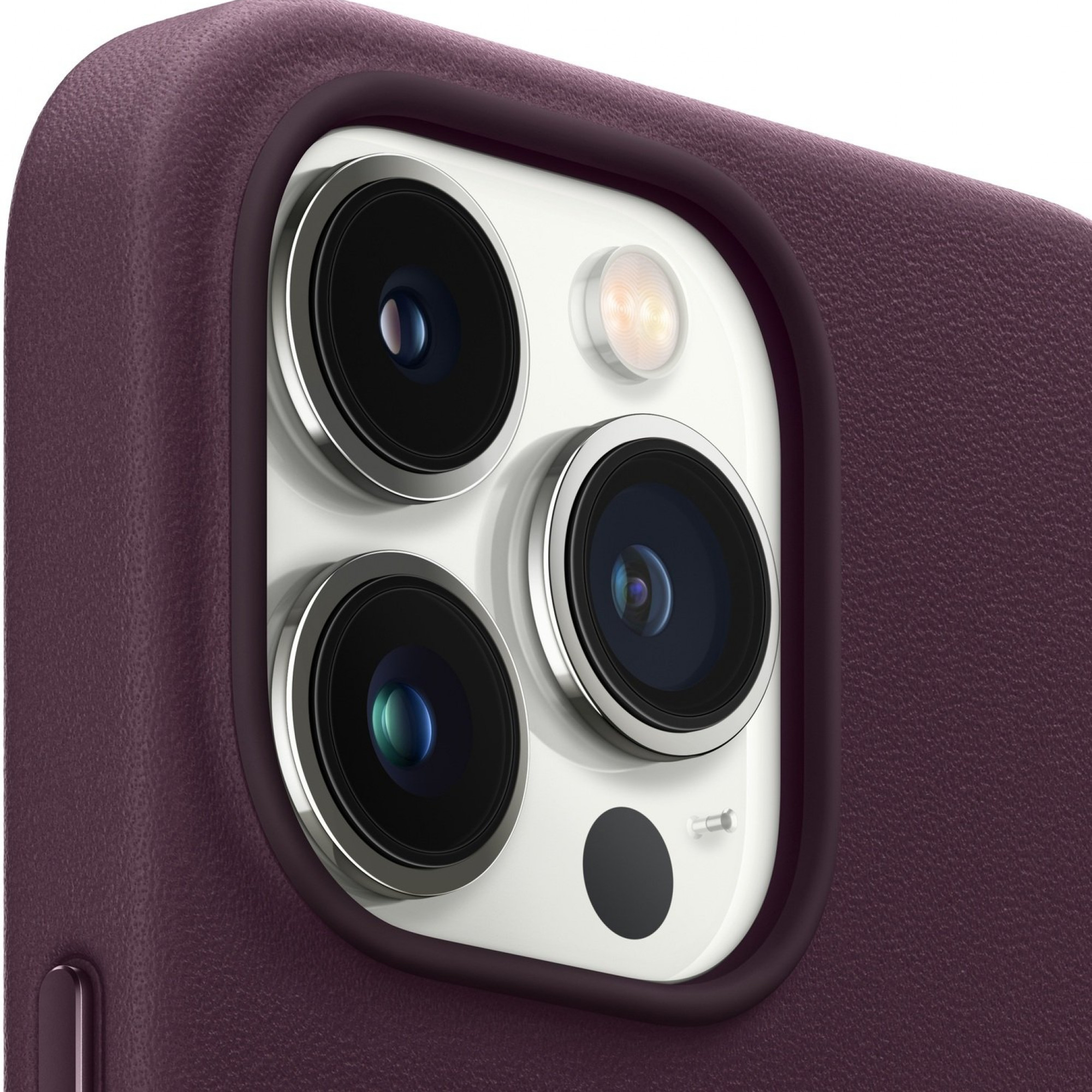 Чохол для смартфона iPhone 13 Pro Leather Case with MagSafe - Dark Cherry (MM1A3)