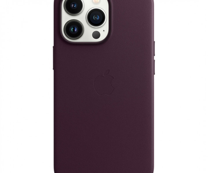Чохол для смартфона iPhone 13 Pro Leather Case with MagSafe - Dark Cherry (MM1A3)