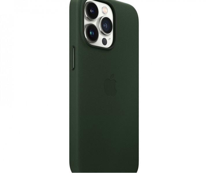 Чохол для смартфона iPhone 13 Pro Leather Case with MagSafe - Sequoia Green (MM1G3)