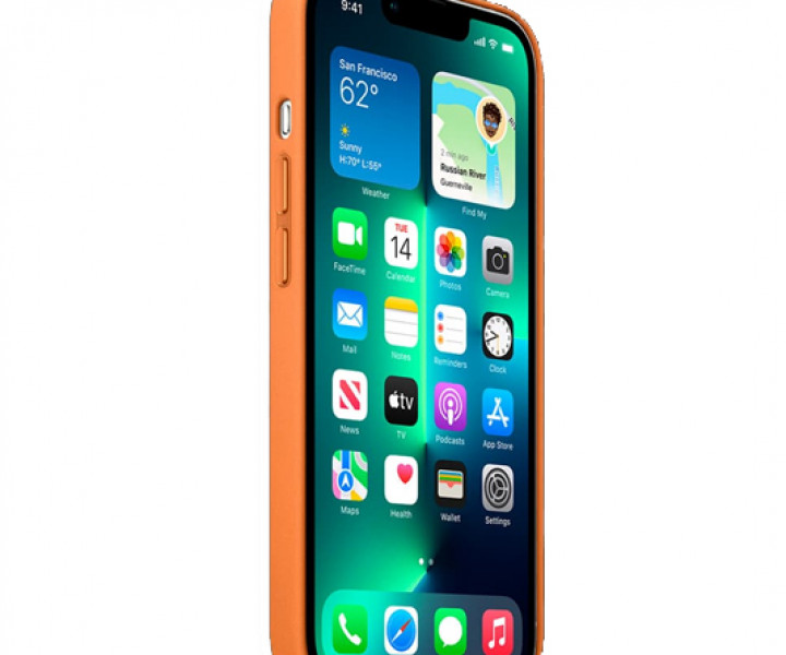 Чохол для смартфона iPhone 13 Pro Max Leather Case with MagSafe - Golden Brown (MM1L3)