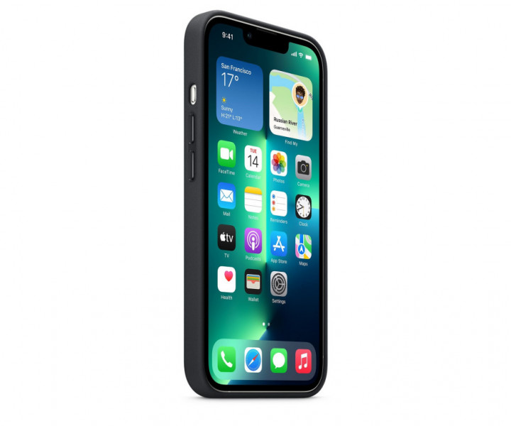 Чохол для смартфона iPhone 13 Pro Max Leather Case with MagSafe - Midnight (MM1R3)