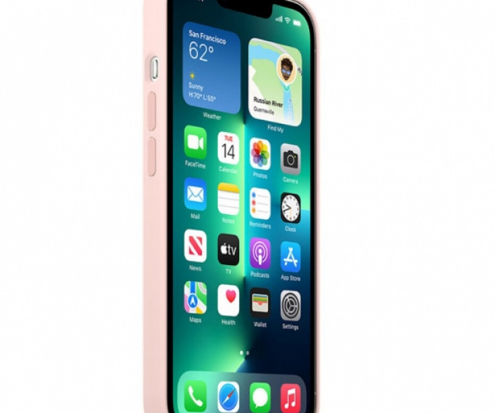 Чохол для смартфона iPhone 13 Pro Silicone Case with MagSafe – Chalk Pink (MM2H3)