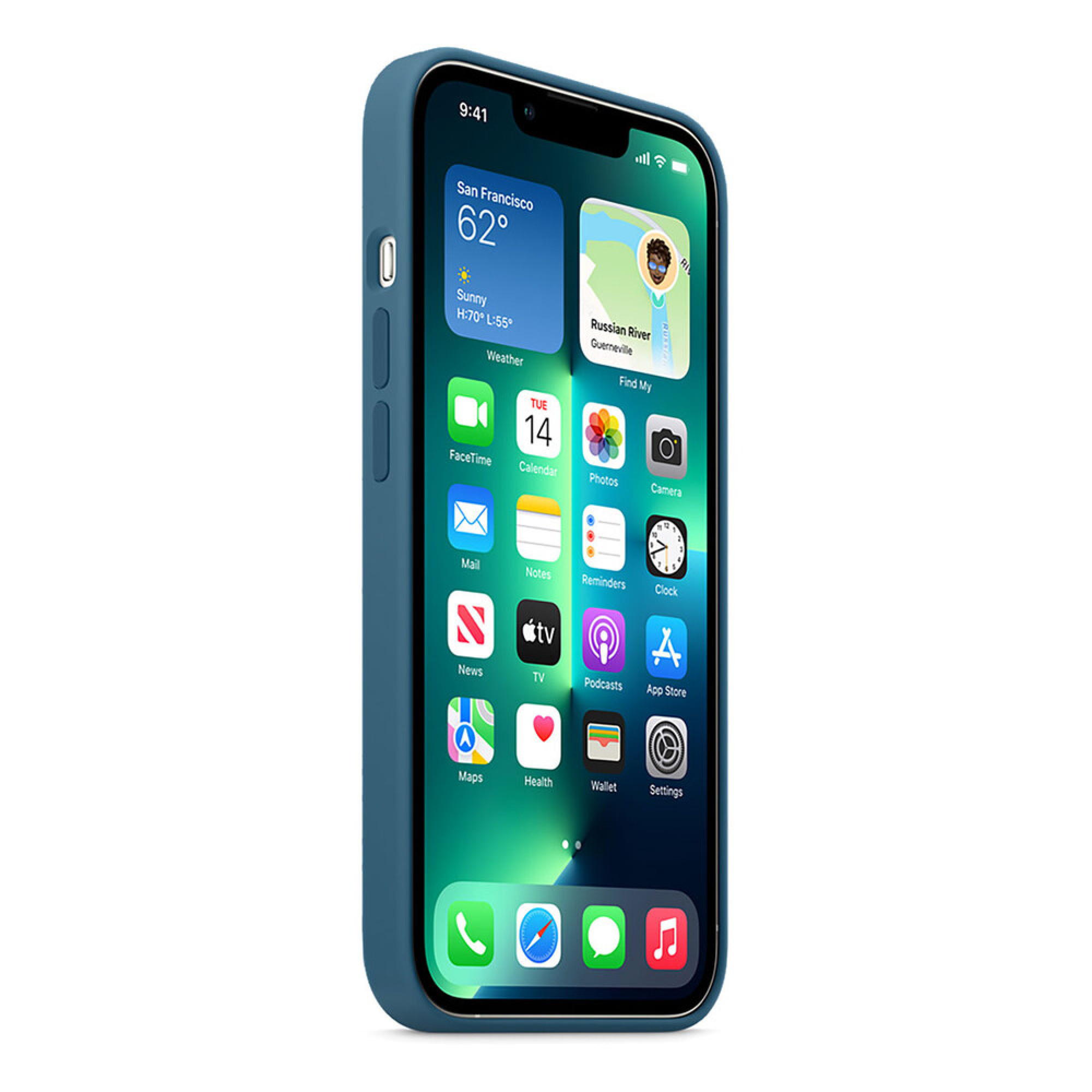 Чохол для смартфона iPhone 13 Pro Silicone Case with MagSafe – Abyss Blue (MM2J3)