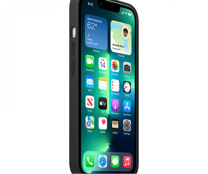 Чохол для смартфона iPhone 13 Pro Silicone Case with MagSafe – Midnight (MM2K3)