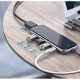 Хаб Baseus Multi-functional Type-C to 3xUSB3.0+HD4K+PD (CAHUB-BZ0G)