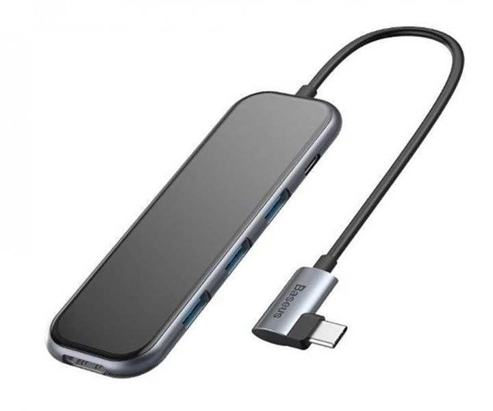 Хаб Baseus Multi-functional Type-C to 3xUSB3.0+HD4K+PD (CAHUB-BZ0G)