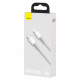 Кабель Baseus Cafule Metal Type-C to Lightning PD 20W 1m White (CATJK-A02)
