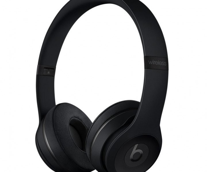 Наушники с микрофоном Beats Solo3 Wireless Headphones - Black (MX432)