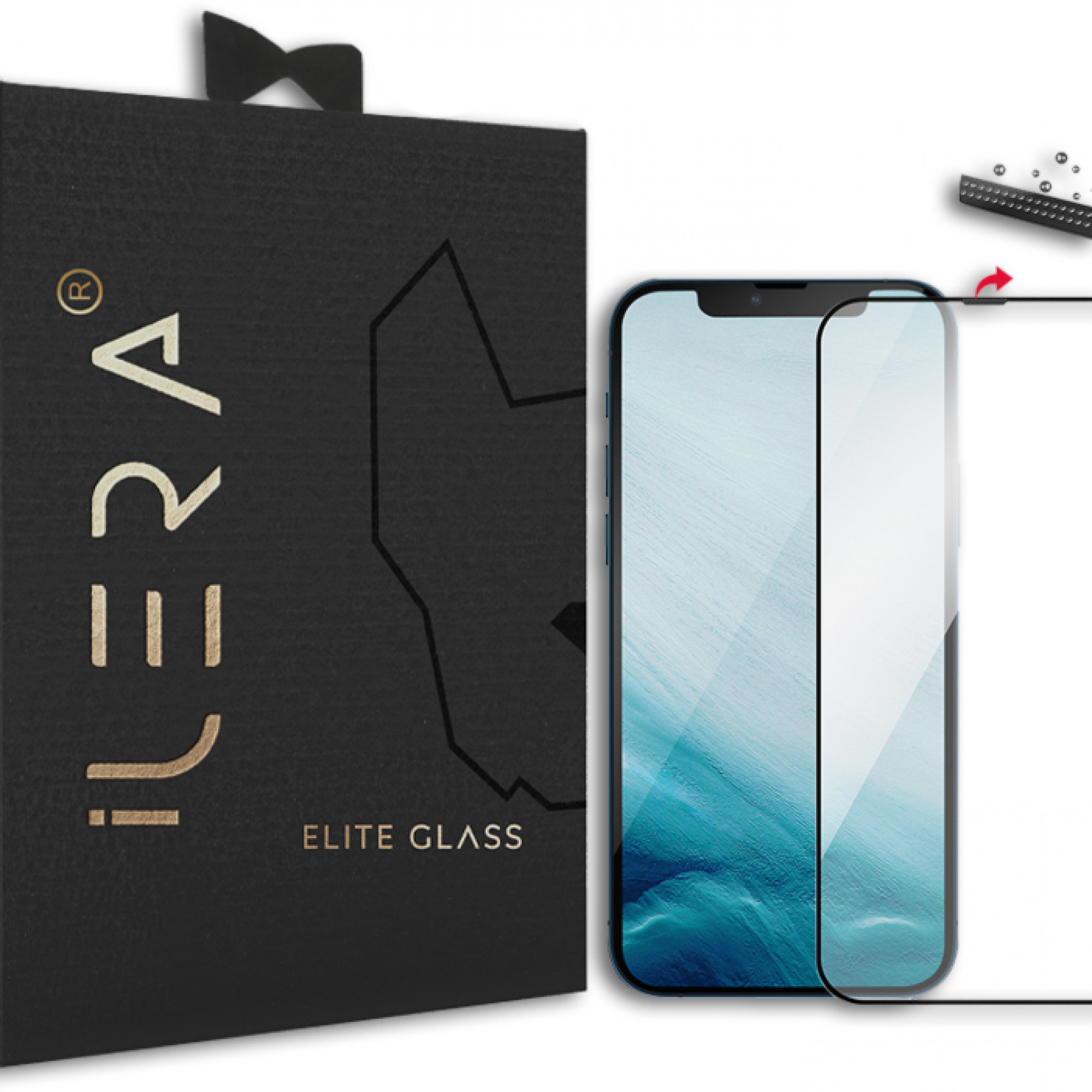 Защитное стекло iLera iPhone 13 Pro Max Black