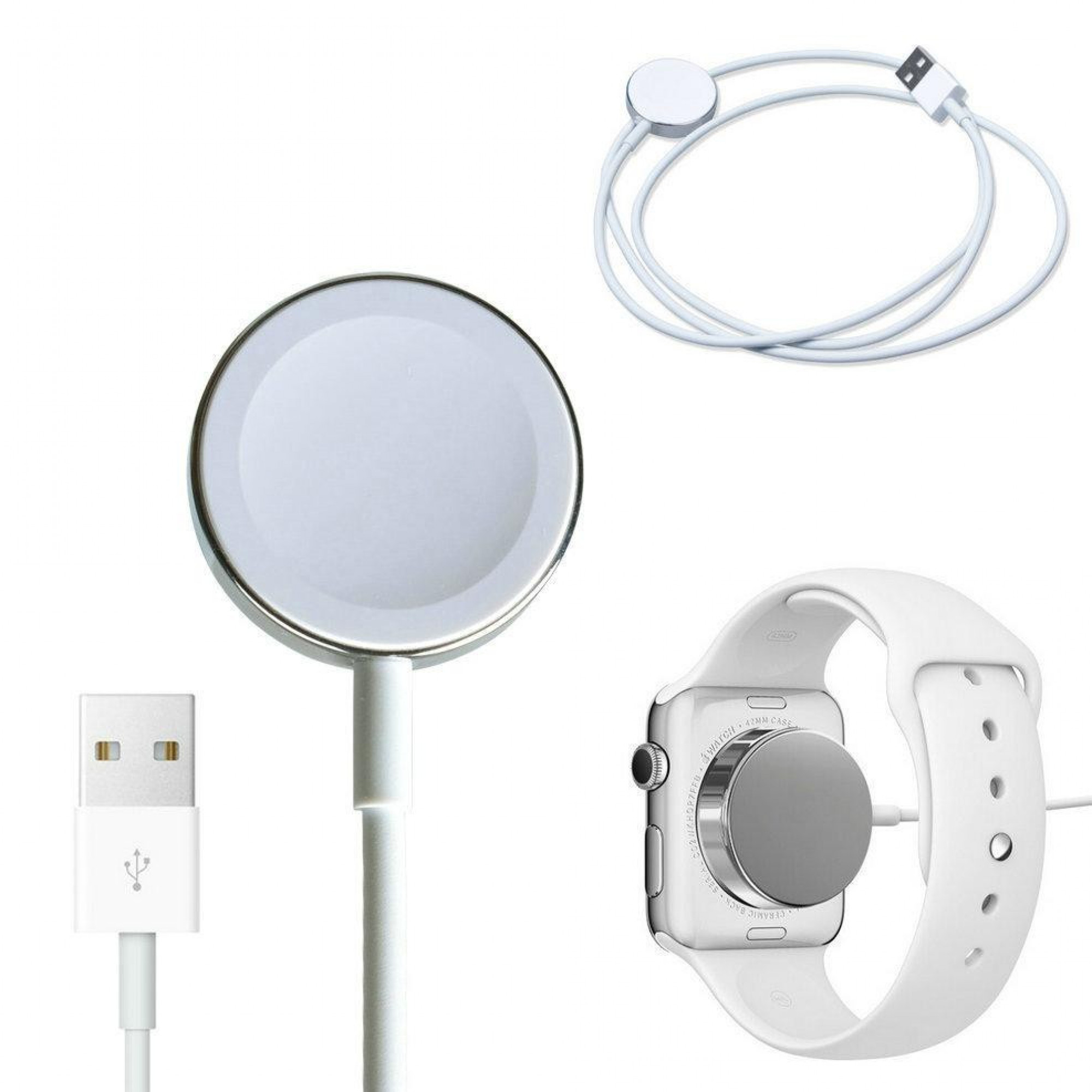 Беспроводное зарядное устройство Apple Watch Magnetic Charging Cable (2 m) (MX2F2)