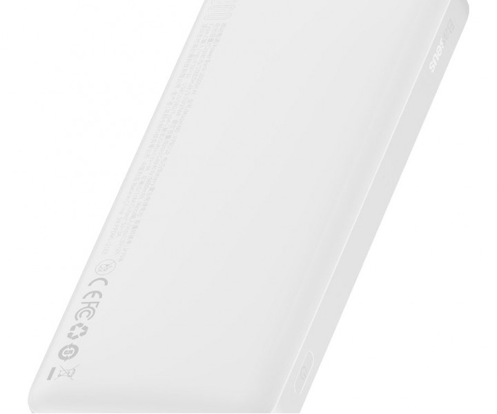 Внешний аккумулятор Baseus Bipow Digital Display 10000 mAh 15W White (PPDML-I02)