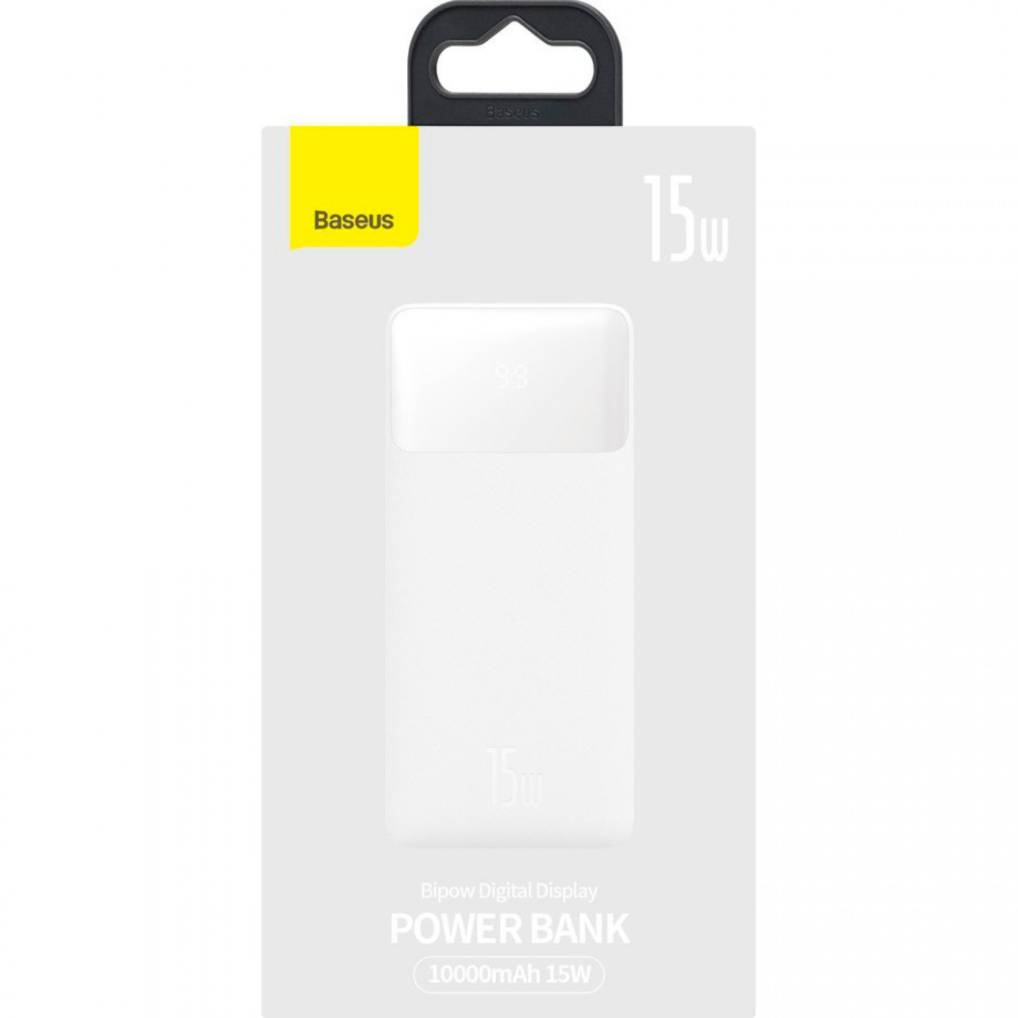 Внешний аккумулятор Baseus Bipow Digital Display 10000 mAh 15W White (PPDML-I02)