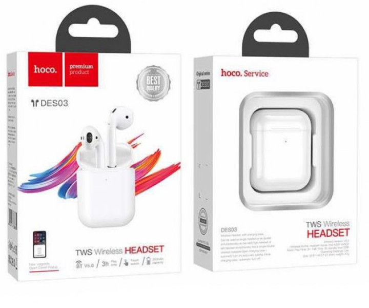 Навушники HOCO DES03 Plus Original series TWS White