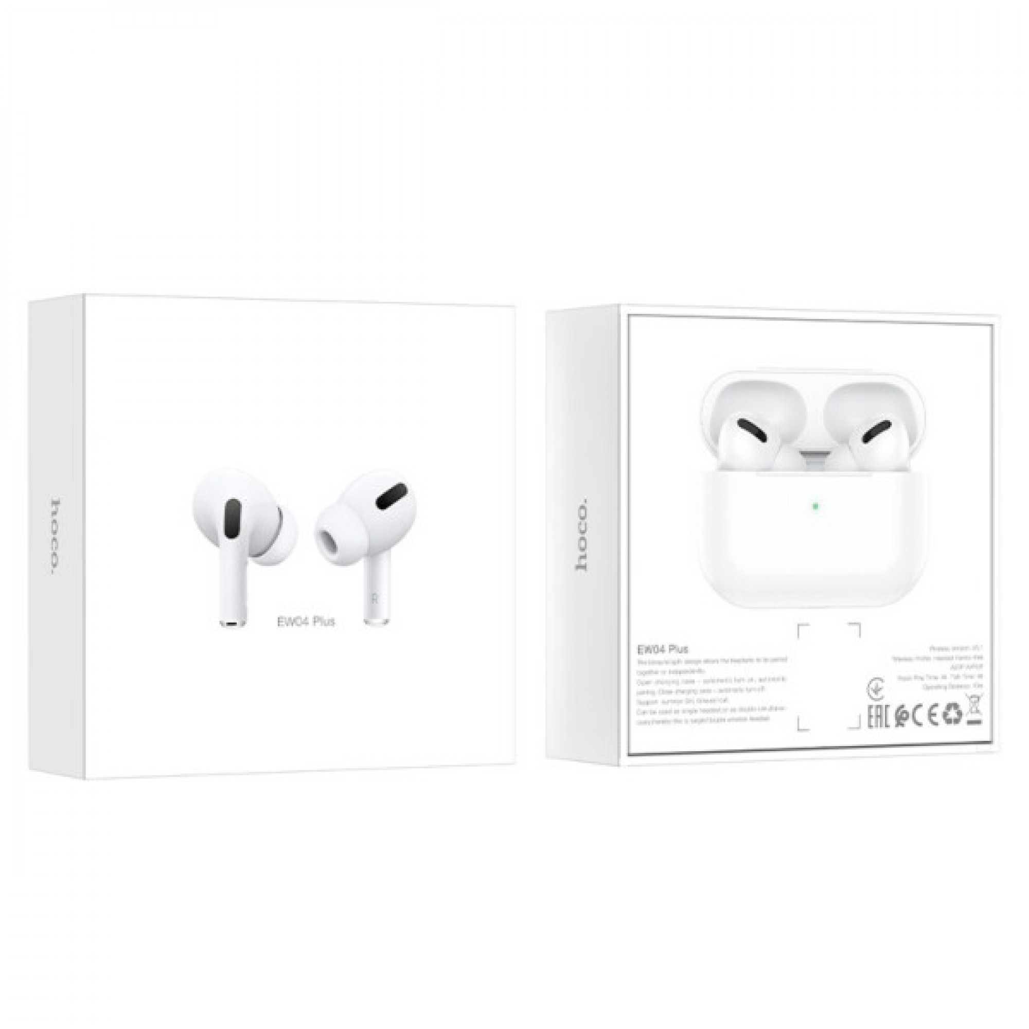 Наушники HOCO EW04 Plus True wireless BT-headset TWS White