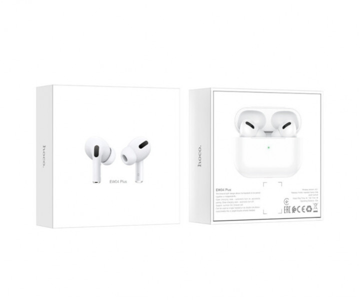 Наушники HOCO EW04 Plus True wireless BT-headset TWS White